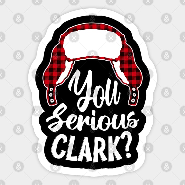 You Serious Clark? Christmas Sticker by ARMU66